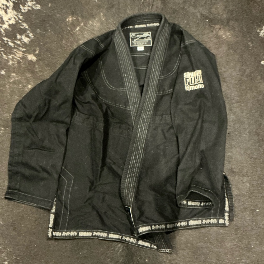Premium Black Suparaito Jiu-Jitsu Gi by Fuji - A3